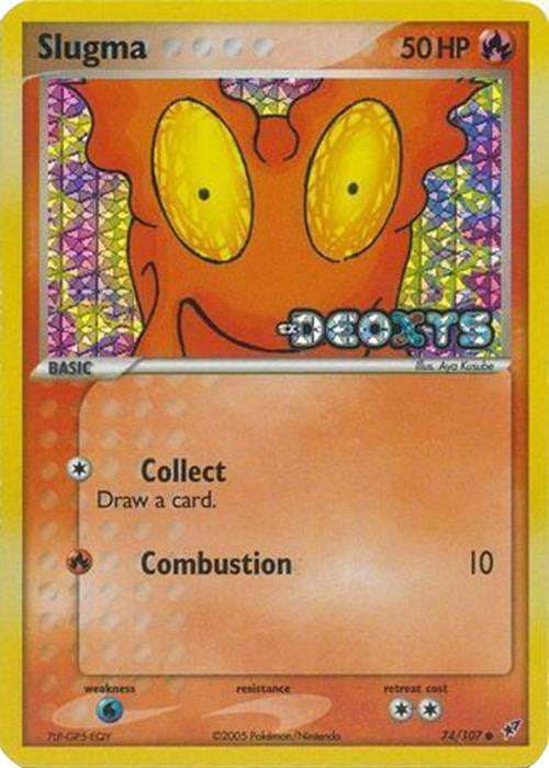 Slugma (74/107) (Stamped) [EX: Deoxys] - Card Brawlers | Quebec | Canada | Yu-Gi-Oh!