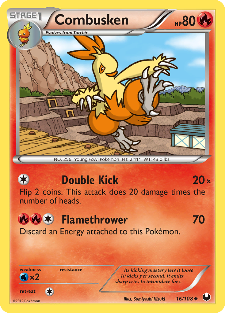 Combusken (16/108) [Black & White: Dark Explorers] - Card Brawlers | Quebec | Canada | Yu-Gi-Oh!