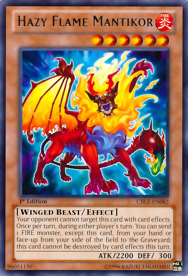 Hazy Flame Mantikor [CBLZ-EN082] Rare - Card Brawlers | Quebec | Canada | Yu-Gi-Oh!