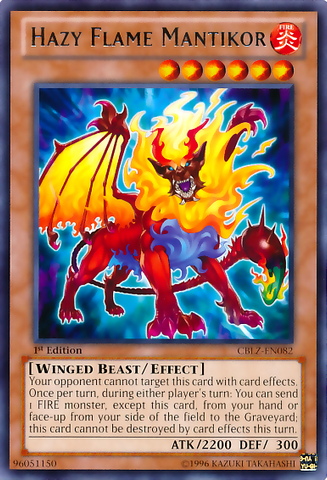 Hazy Flame Mantikor [CBLZ-EN082] Rare - Card Brawlers | Quebec | Canada | Yu-Gi-Oh!