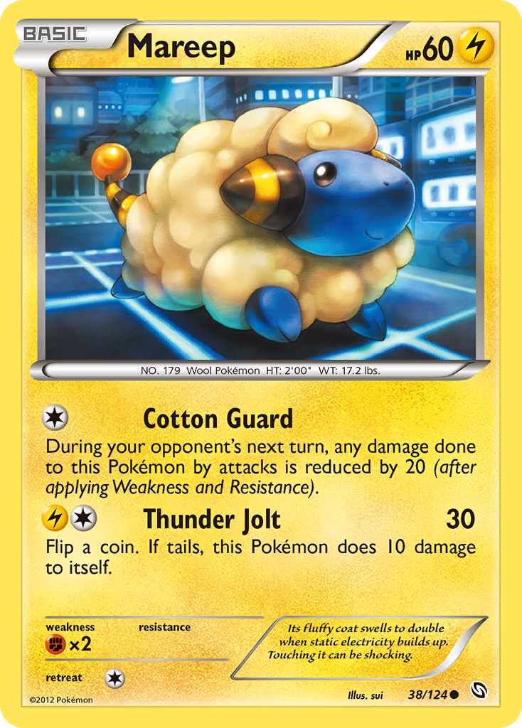 Mareep (38/124) [Black & White: Dragons Exalted] - Card Brawlers | Quebec | Canada | Yu-Gi-Oh!