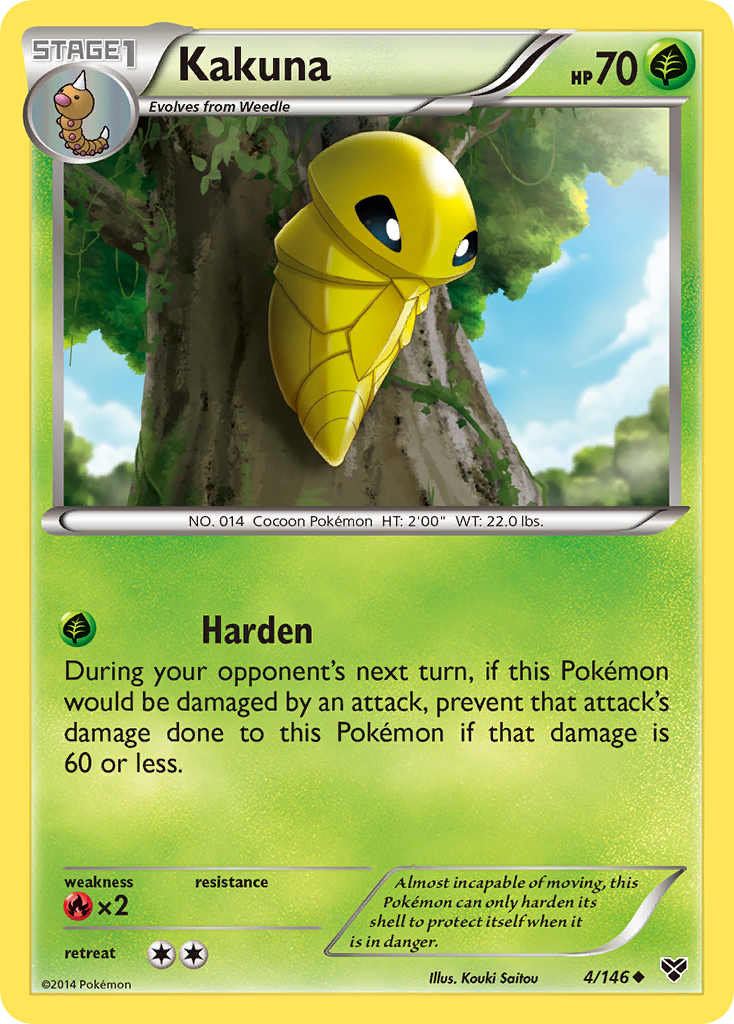 Kakuna (4/146) [XY: Base Set] - Card Brawlers | Quebec | Canada | Yu-Gi-Oh!