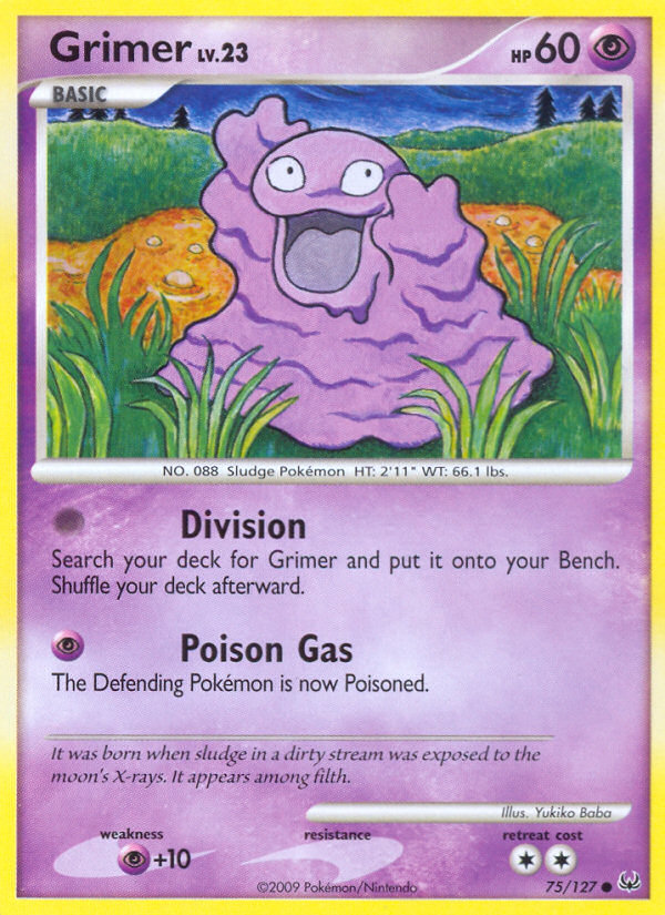 Grimer (75/127) [Platinum: Base Set] - Card Brawlers | Quebec | Canada | Yu-Gi-Oh!