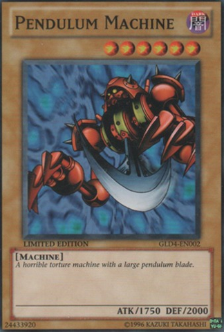 Pendulum Machine [GLD4-EN002] Common - Card Brawlers | Quebec | Canada | Yu-Gi-Oh!