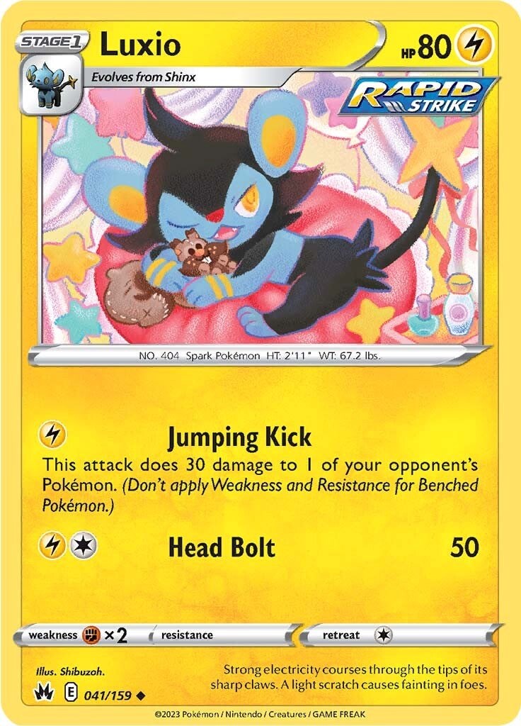 Luxio (041/159) (41) [Sword & Shield: Crown Zenith] - Card Brawlers | Quebec | Canada | Yu-Gi-Oh!