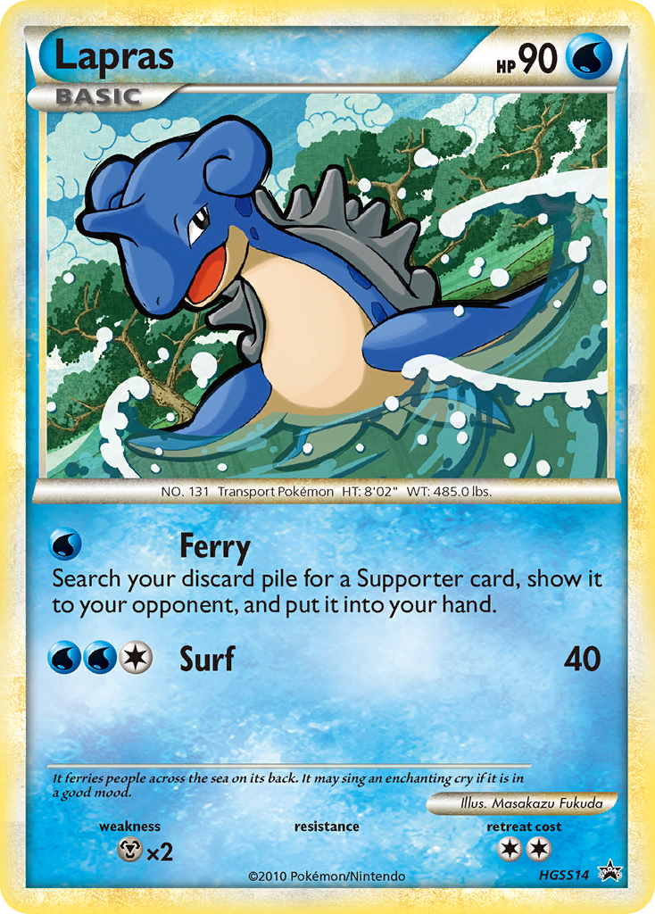 Lapras (HGSS14) [HeartGold & SoulSilver: Black Star Promos] - Card Brawlers | Quebec | Canada | Yu-Gi-Oh!