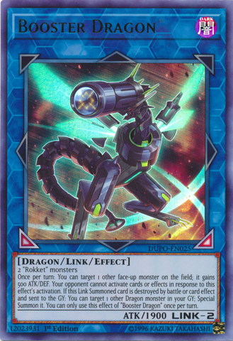 Booster Dragon [DUPO-EN025] Ultra Rare - Card Brawlers | Quebec | Canada | Yu-Gi-Oh!