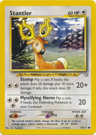 Stantler (76/111) [Neo Genesis Unlimited] - Card Brawlers | Quebec | Canada | Yu-Gi-Oh!