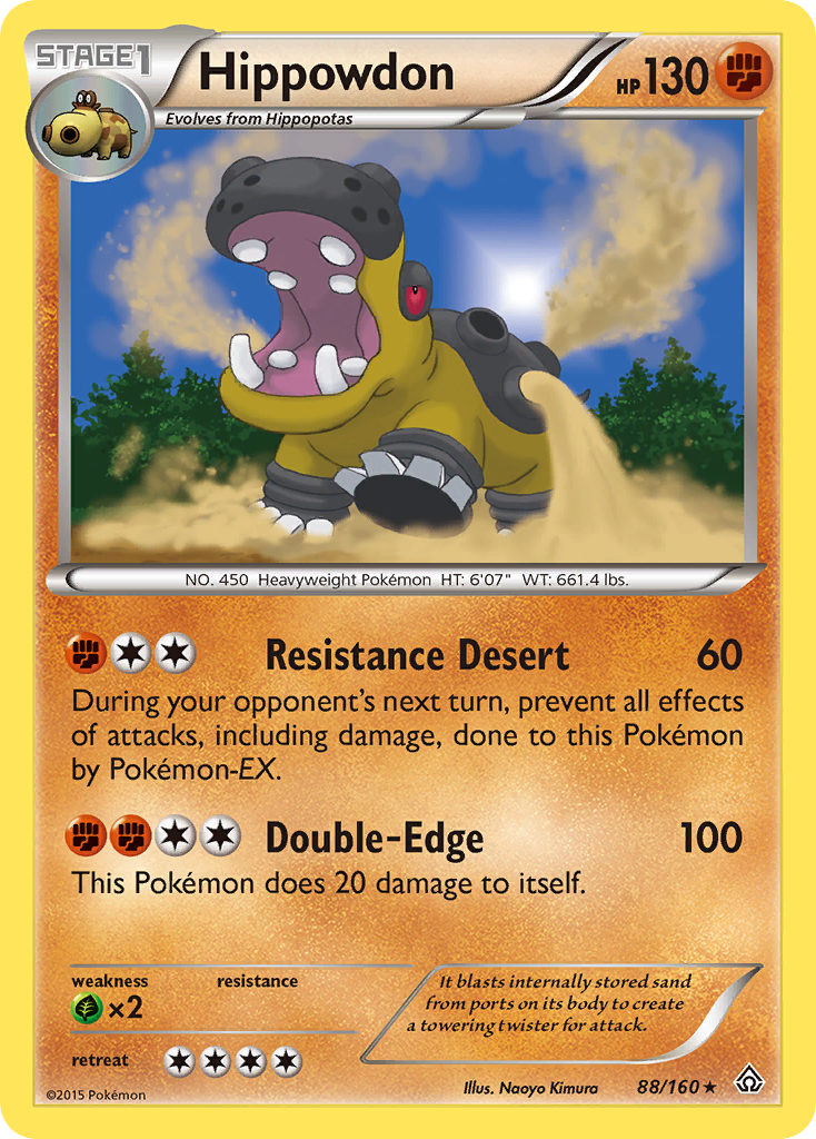 Hippowdon (88/160) [XY: Primal Clash] - Card Brawlers | Quebec | Canada | Yu-Gi-Oh!