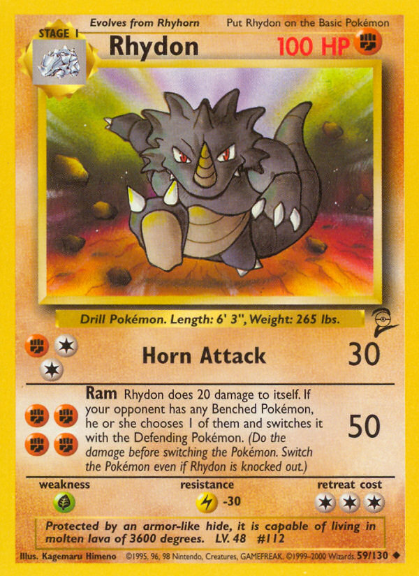 Rhydon (59/130) [Base Set 2] - Card Brawlers | Quebec | Canada | Yu-Gi-Oh!