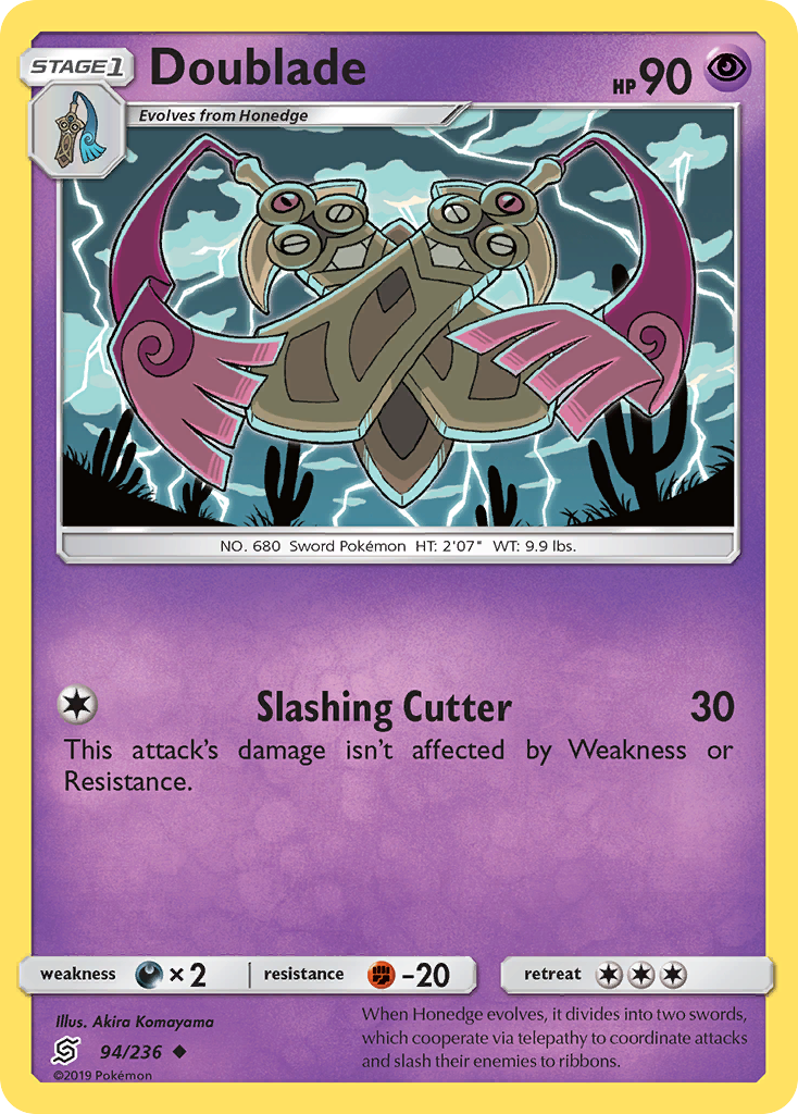 Doublade (94/236) [Sun & Moon: Unified Minds] - Card Brawlers | Quebec | Canada | Yu-Gi-Oh!