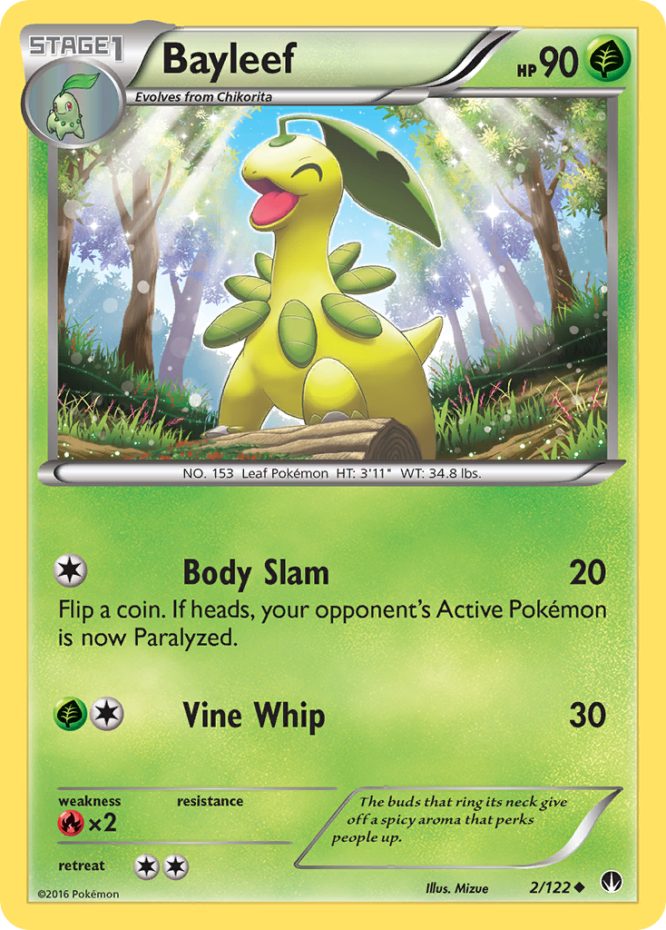 Bayleef (2/122) [XY: BREAKpoint] - Card Brawlers | Quebec | Canada | Yu-Gi-Oh!