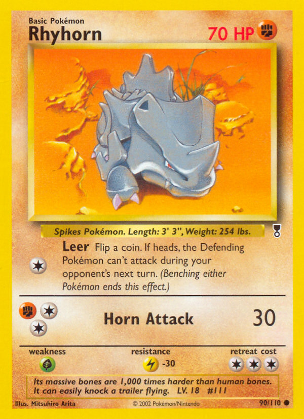 Rhyhorn (90/110) [Legendary Collection] - Card Brawlers | Quebec | Canada | Yu-Gi-Oh!