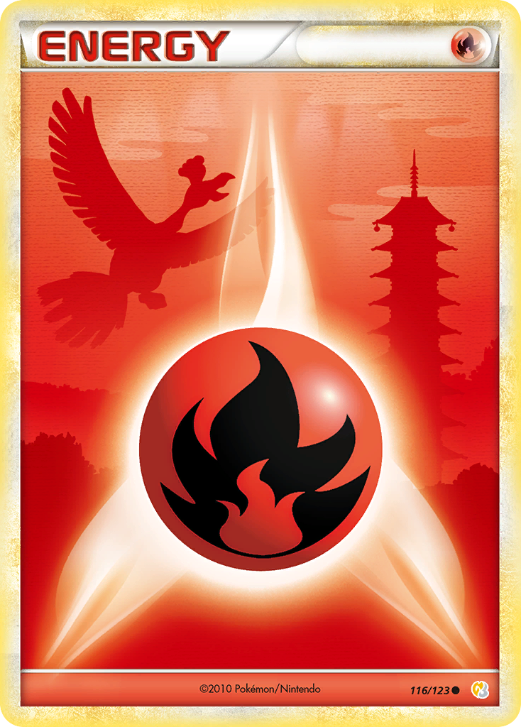 Fire Energy (116/123) [HeartGold & SoulSilver: Base Set] - Card Brawlers | Quebec | Canada | Yu-Gi-Oh!