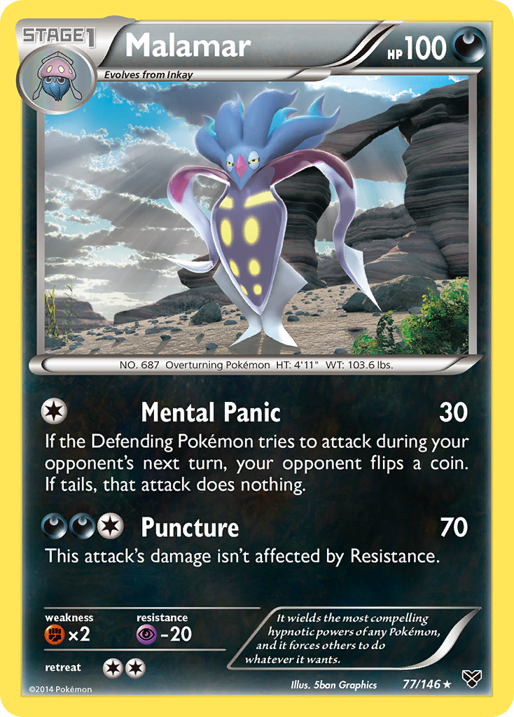 Malamar (77/146) [XY: Base Set] - Card Brawlers | Quebec | Canada | Yu-Gi-Oh!