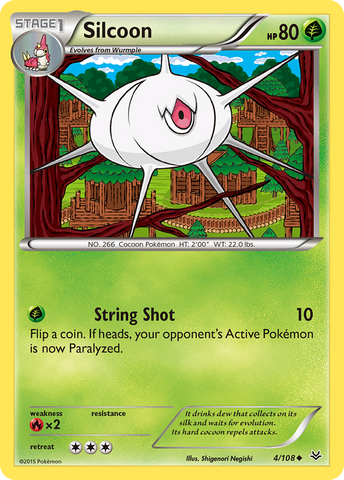 Silcoon (4/108) [XY: Roaring Skies] - Card Brawlers | Quebec | Canada | Yu-Gi-Oh!