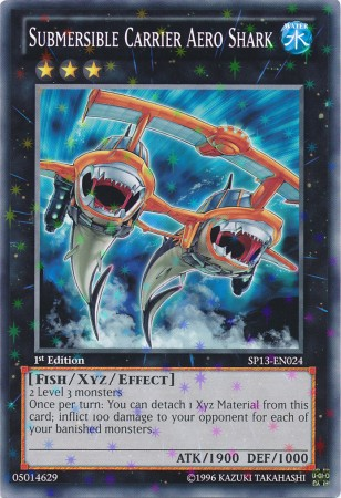 Submersible Carrier Aero Shark [SP13-EN024] Starfoil Rare - Card Brawlers | Quebec | Canada | Yu-Gi-Oh!