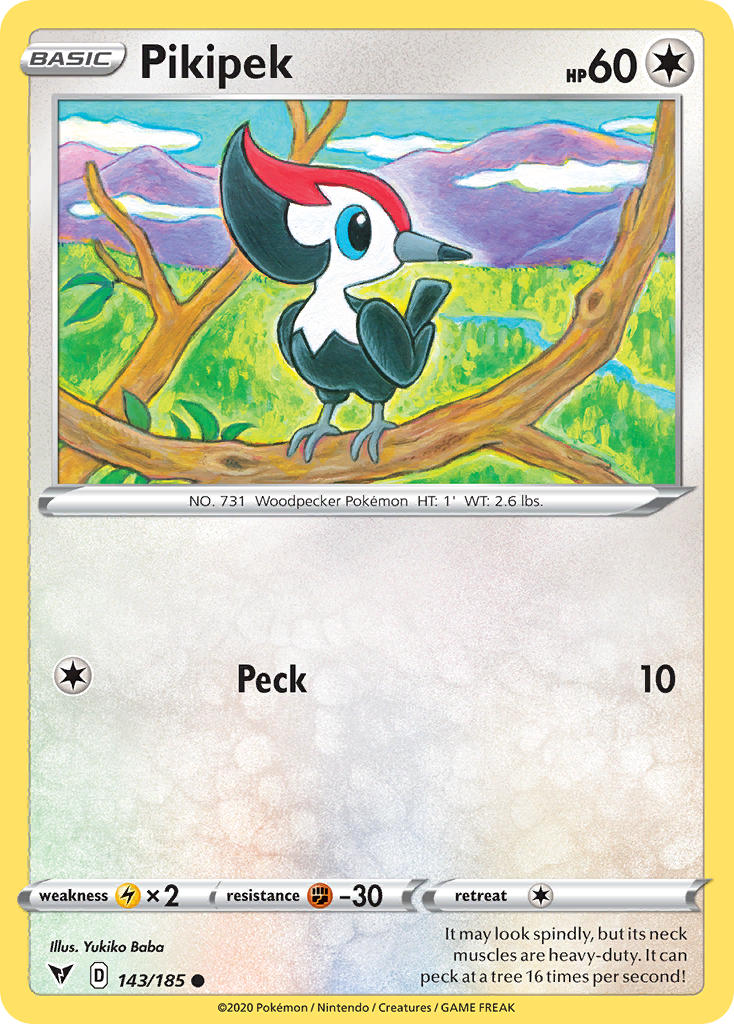 Pikipek (143/185) [Sword & Shield: Vivid Voltage] - Card Brawlers | Quebec | Canada | Yu-Gi-Oh!