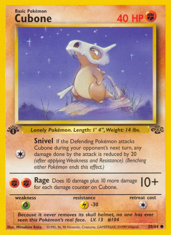 Cubone (50/64) [Jungle 1st Edition] - Card Brawlers | Quebec | Canada | Yu-Gi-Oh!