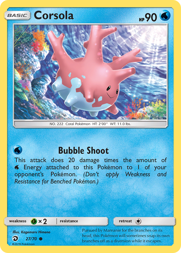 Corsola (27/70) [Sun & Moon: Dragon Majesty] - Card Brawlers | Quebec | Canada | Yu-Gi-Oh!