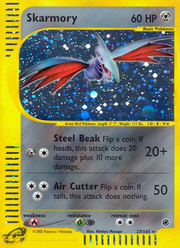 Skarmory (27/165) [Expedition: Base Set] - Card Brawlers | Quebec | Canada | Yu-Gi-Oh!