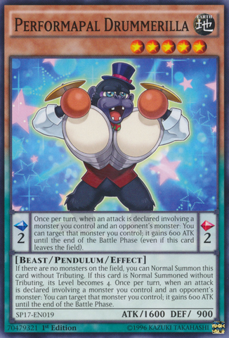 Performapal Drummerilla [SP17-EN019] Common - Yu-Gi-Oh! - Card Brawlers | Quebec | Canada |