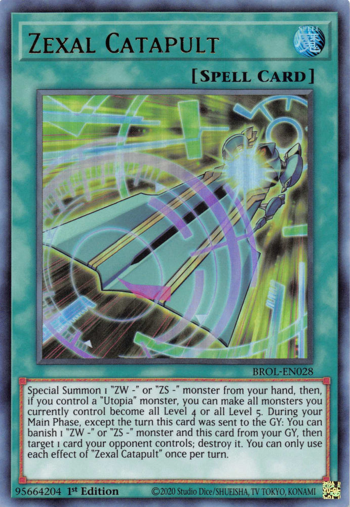 Zexal Catapult [BROL-EN028] Ultra Rare - Card Brawlers | Quebec | Canada | Yu-Gi-Oh!