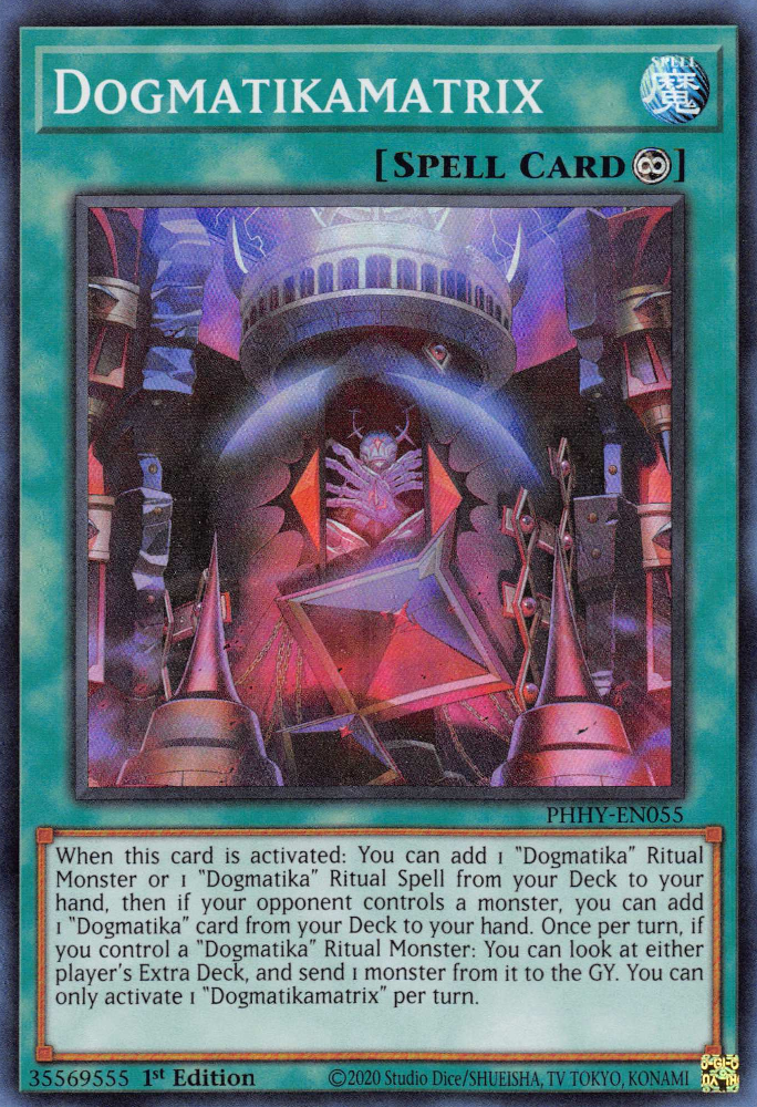 Dogmatikamatrix [PHHY-EN055] Super Rare - Card Brawlers | Quebec | Canada | Yu-Gi-Oh!