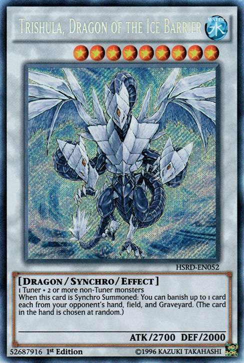 Trishula, Dragon of the Ice Barrier [HSRD-EN052] Secret Rare - Yu-Gi-Oh! - Card Brawlers | Quebec | Canada |