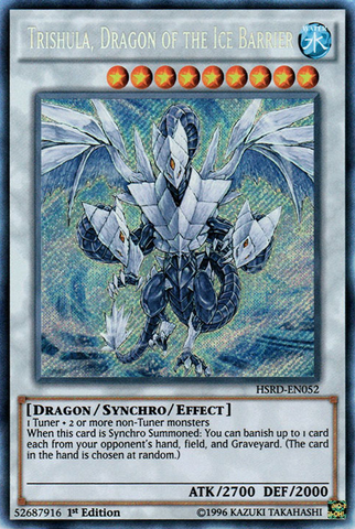 Trishula, Dragon of the Ice Barrier [HSRD-EN052] Secret Rare - Card Brawlers | Quebec | Canada | Yu-Gi-Oh!