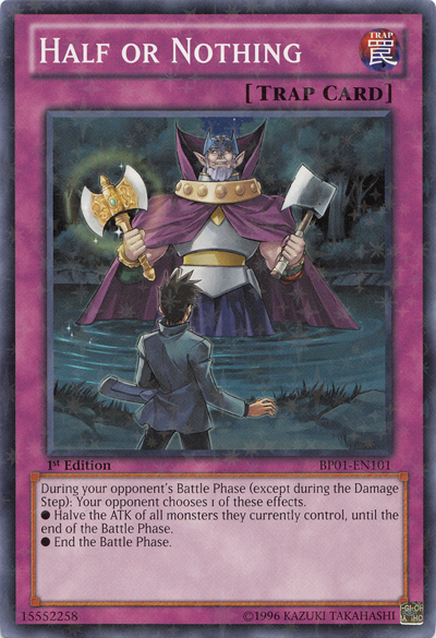 Half or Nothing [BP01-EN101] Starfoil Rare - Card Brawlers | Quebec | Canada | Yu-Gi-Oh!