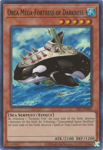Orca Mega-Fortress of Darkness (25th Anniversary) [IOC-EN084] Super Rare - Card Brawlers | Quebec | Canada | Yu-Gi-Oh!