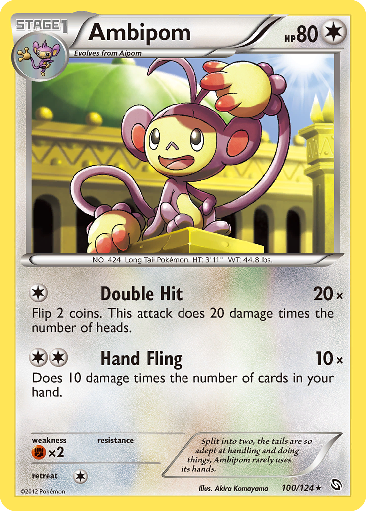 Ambipom (100/124) [Black & White: Dragons Exalted] - Card Brawlers | Quebec | Canada | Yu-Gi-Oh!