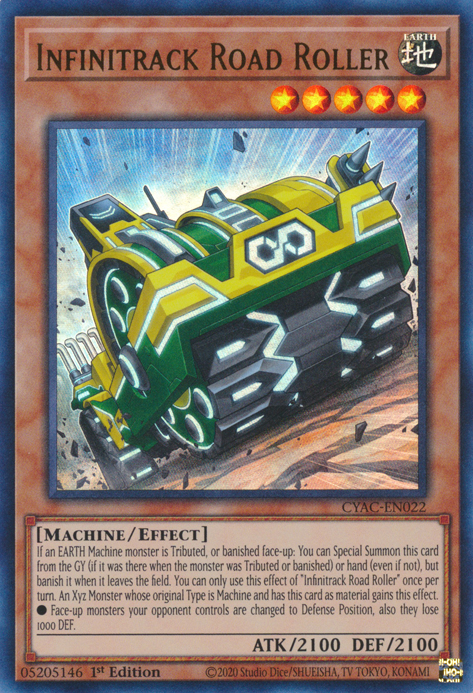 Infinitrack Road Roller [CYAC-EN022] Ultra Rare - Card Brawlers | Quebec | Canada | Yu-Gi-Oh!