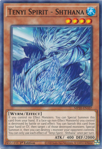 Tenyi Spirit - Shthana [MP20-EN107] Common - Card Brawlers | Quebec | Canada | Yu-Gi-Oh!