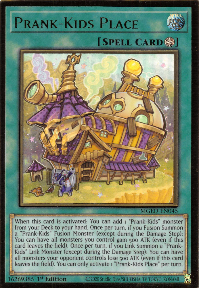 Prank-Kids Place [MGED-EN045] Gold Rare - Card Brawlers | Quebec | Canada | Yu-Gi-Oh!