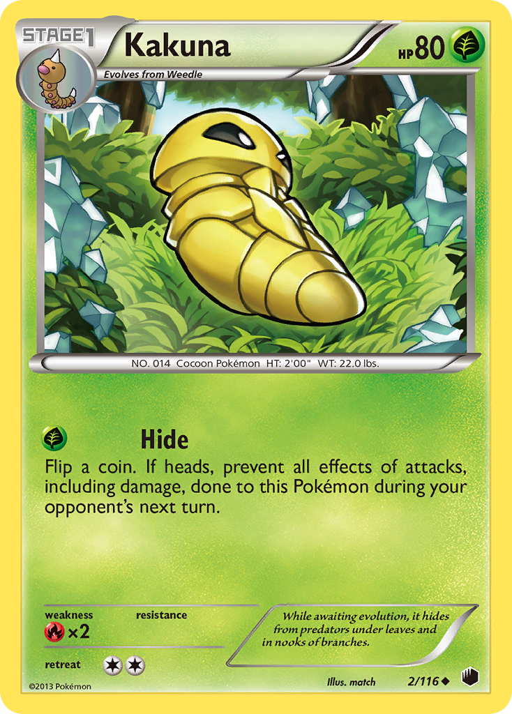 Kakuna (2/116) [Black & White: Plasma Freeze] - Card Brawlers | Quebec | Canada | Yu-Gi-Oh!