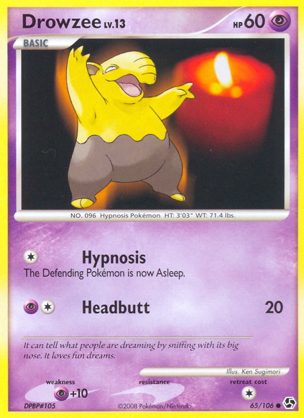 Drowzee (65/106) [Diamond & Pearl: Great Encounters] - Card Brawlers | Quebec | Canada | Yu-Gi-Oh!
