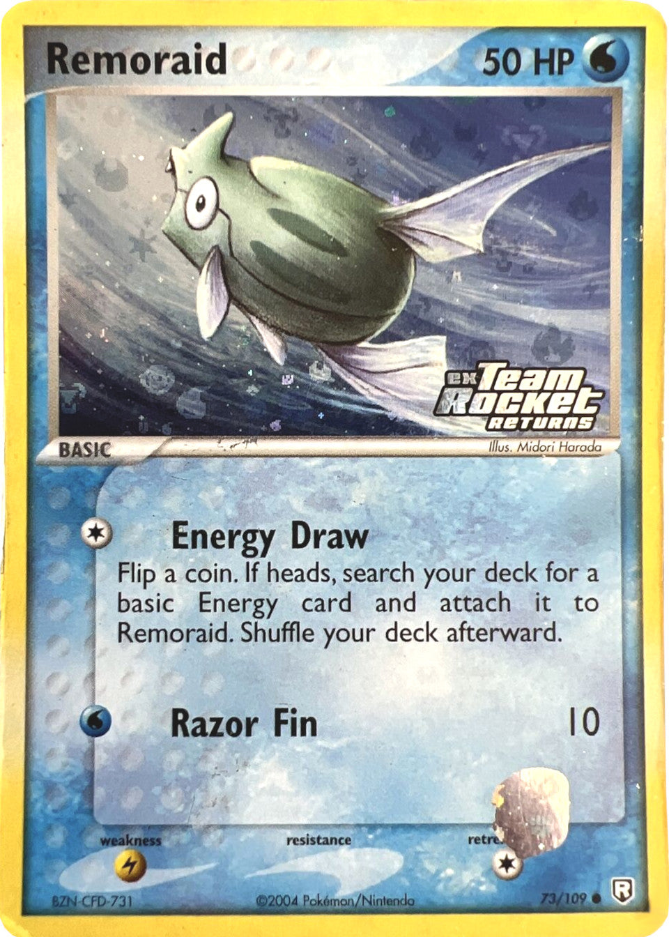 Remoraid (73/109) (Stamped) [EX: Team Rocket Returns] - Card Brawlers | Quebec | Canada | Yu-Gi-Oh!