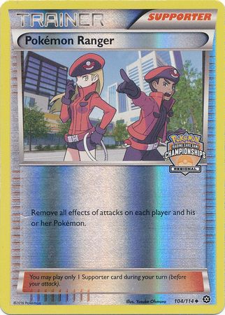 Pokemon Ranger (104/114) (Championship Promo) [XY: Steam Siege] - Card Brawlers | Quebec | Canada | Yu-Gi-Oh!