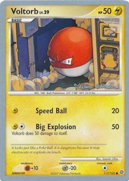 Voltorb LV.29 (117/132) (Intimidation - Tristan Robinson) [World Championships 2008] - Card Brawlers | Quebec | Canada | Yu-Gi-Oh!