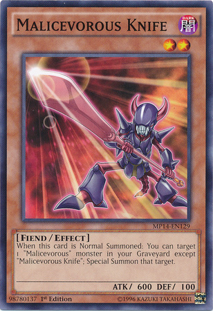 Malicevorous Knife [MP14-EN129] Common - Card Brawlers | Quebec | Canada | Yu-Gi-Oh!