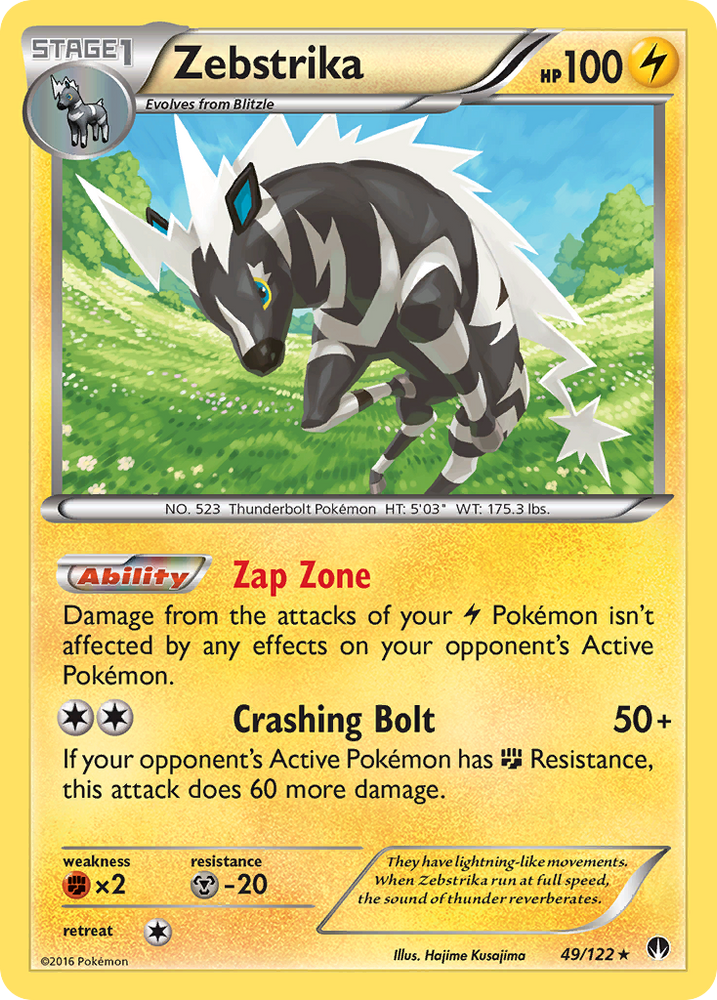 Zebstrika (49/122) [XY: BREAKpoint] - Card Brawlers | Quebec | Canada | Yu-Gi-Oh!