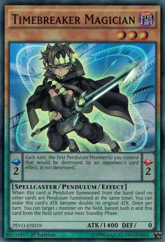 Timebreaker Magician [PEVO-EN019] Super Rare - Yu-Gi-Oh! - Card Brawlers | Quebec | Canada |