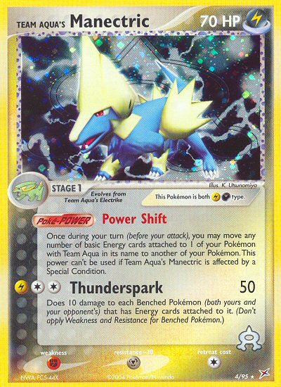 Team Aqua's Manectric (4/95) [EX: Team Magma vs Team Aqua] - Card Brawlers | Quebec | Canada | Yu-Gi-Oh!