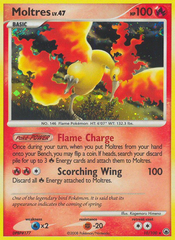 Moltres (10/100) [Diamond & Pearl: Majestic Dawn] - Card Brawlers | Quebec | Canada | Yu-Gi-Oh!