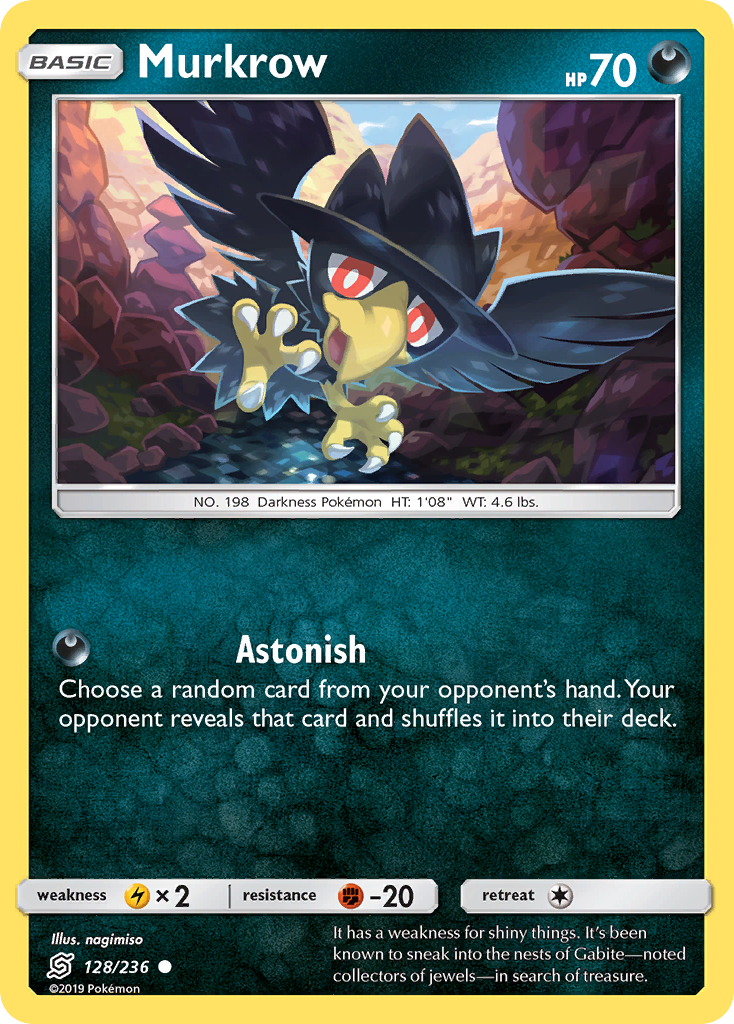 Murkrow (128/236) [Sun & Moon: Unified Minds] - Card Brawlers | Quebec | Canada | Yu-Gi-Oh!