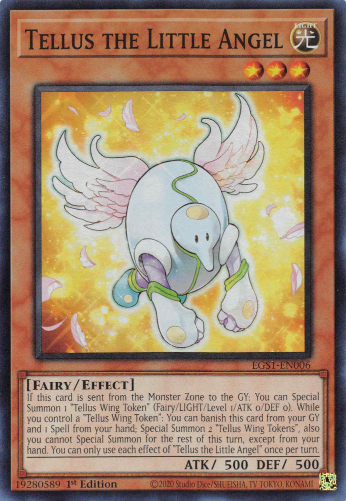 Tellus the Little Angel [EGS1-EN006] Super Rare - Card Brawlers | Quebec | Canada | Yu-Gi-Oh!