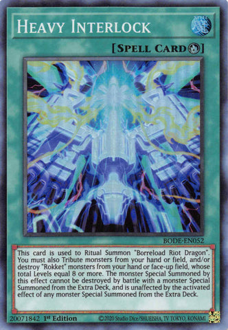 Heavy Interlock [BODE-EN052] Super Rare - Card Brawlers | Quebec | Canada | Yu-Gi-Oh!