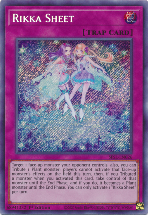 Rikka Sheet [SESL-EN026] Secret Rare - Card Brawlers | Quebec | Canada | Yu-Gi-Oh!